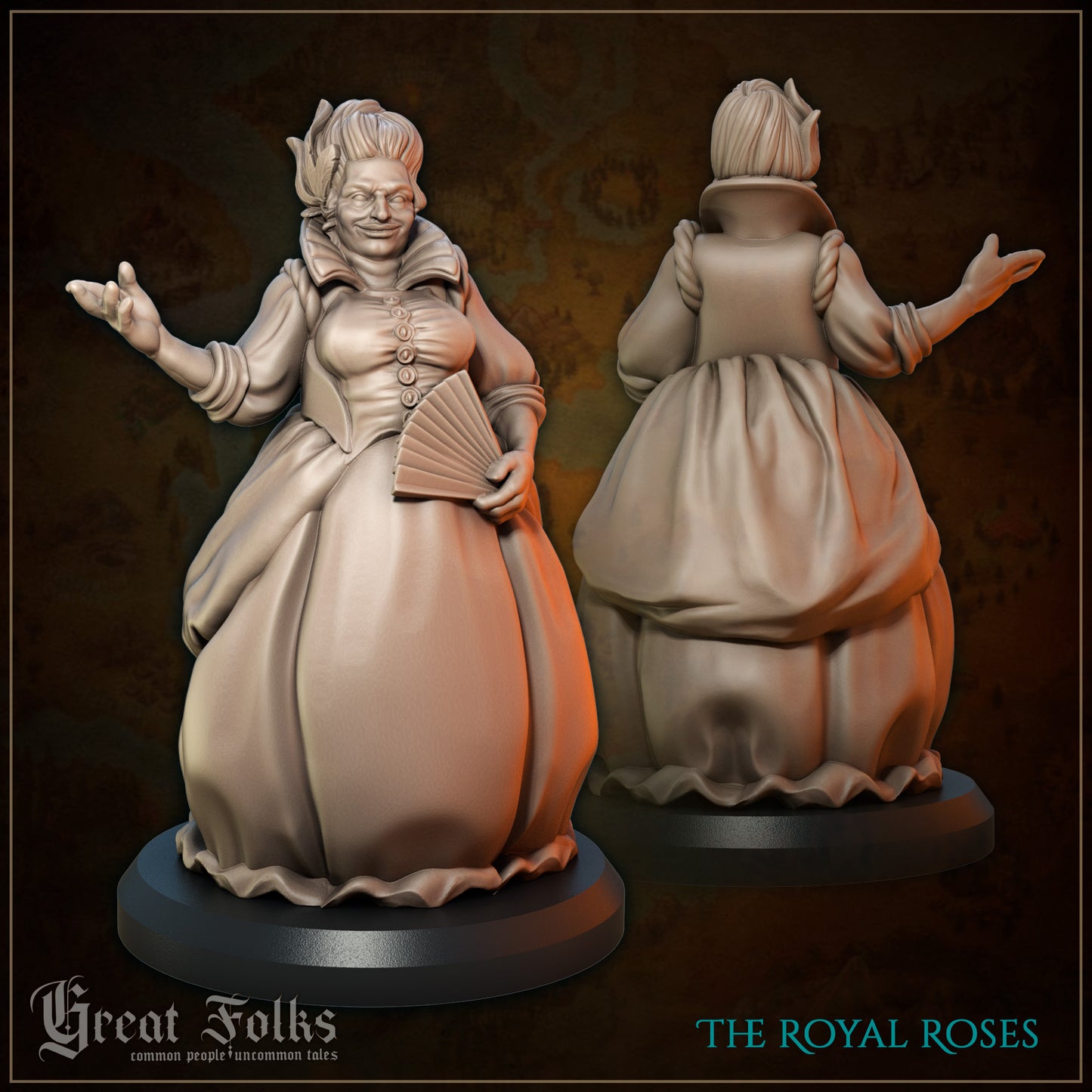 Great Folks, Part 2 | NPCs, Villagers, Nobles, Tavern, Criminals | Tabletop Gaming Miniatures Collection | Great Grimoire