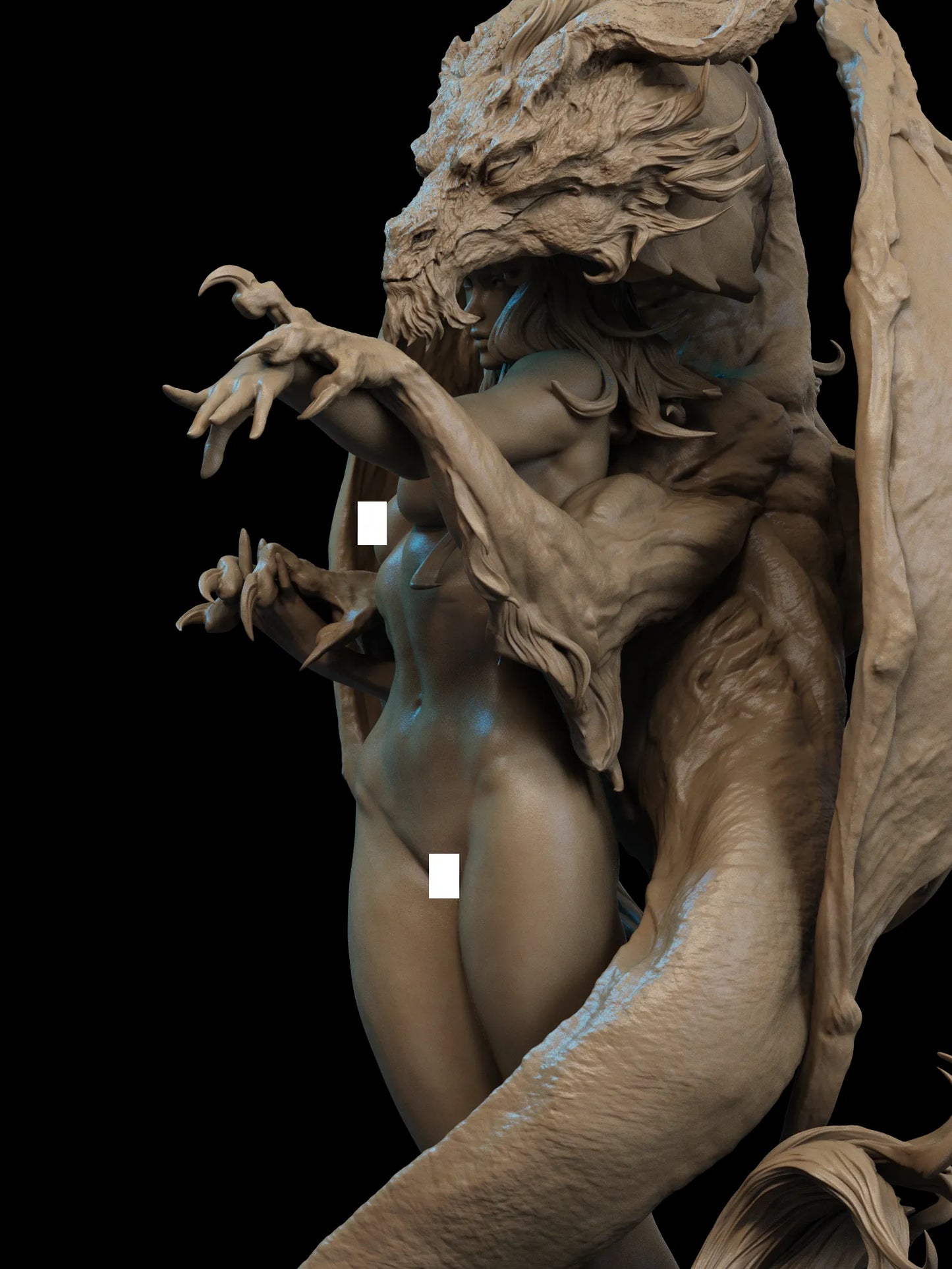 1:12 Dragon Lady | 3D Printed Resin Garage Kit Figure | CA 3D Studios