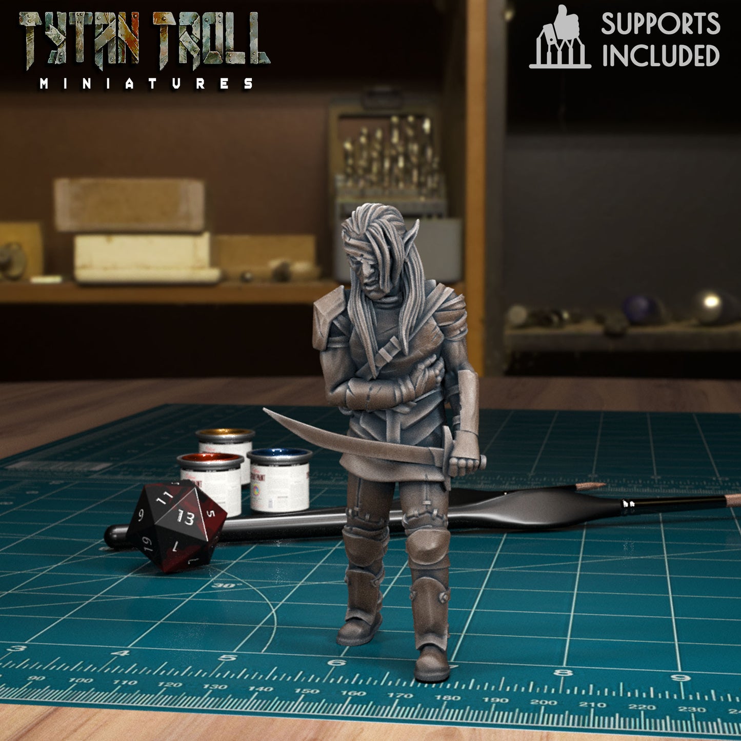 CoS Savid | D&D TTRPG Mini | TytanTroll Miniatures