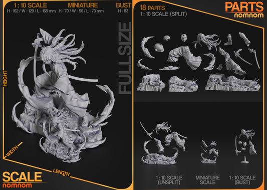 1:10 Child of Mist | Resin Garage Kit Figure Fan Art | Nomnom Figures