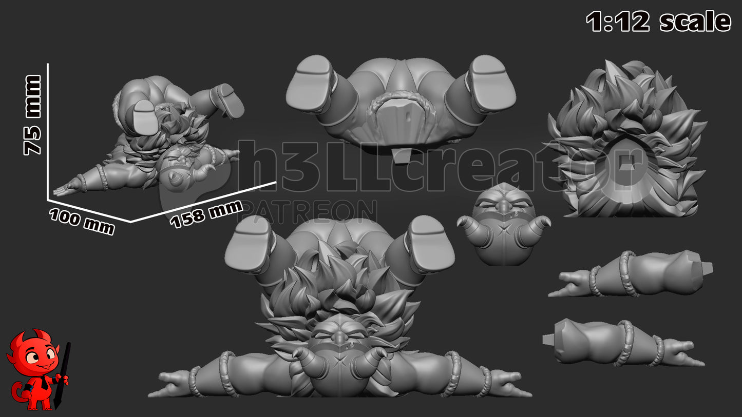 1:12 Culinary Sentinel | Resin Garage Kit Figure Game Fan Art | h3LL creator