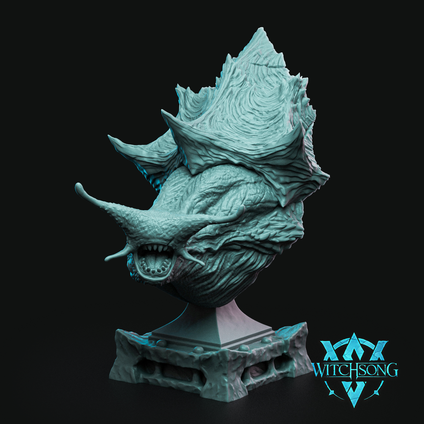 Slug the Snail God | Mini or Bust | Monster Miniature Statue | Witchsong Miniatures