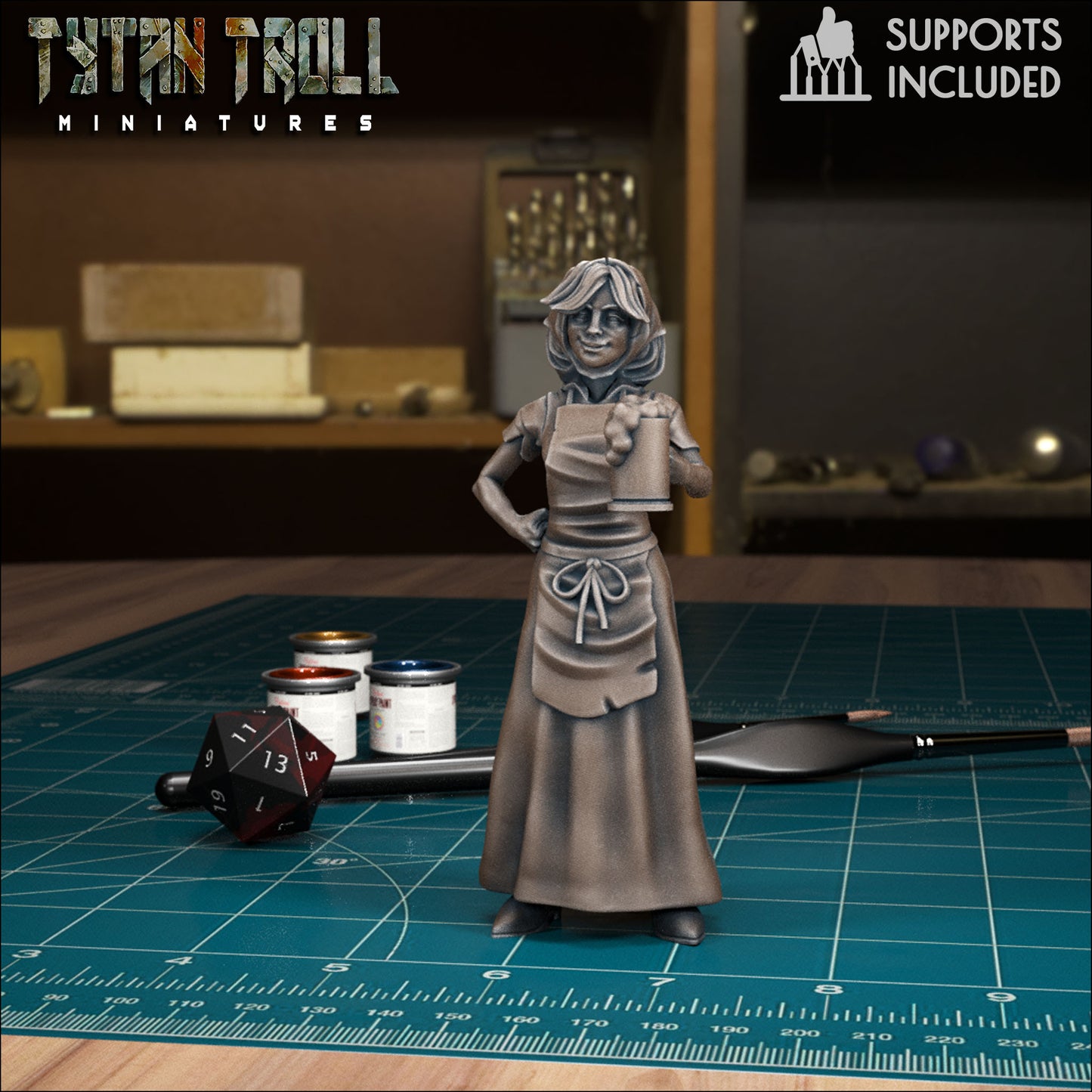 CoS Sorvia | D&D TTRPG Mini | TytanTroll Miniatures