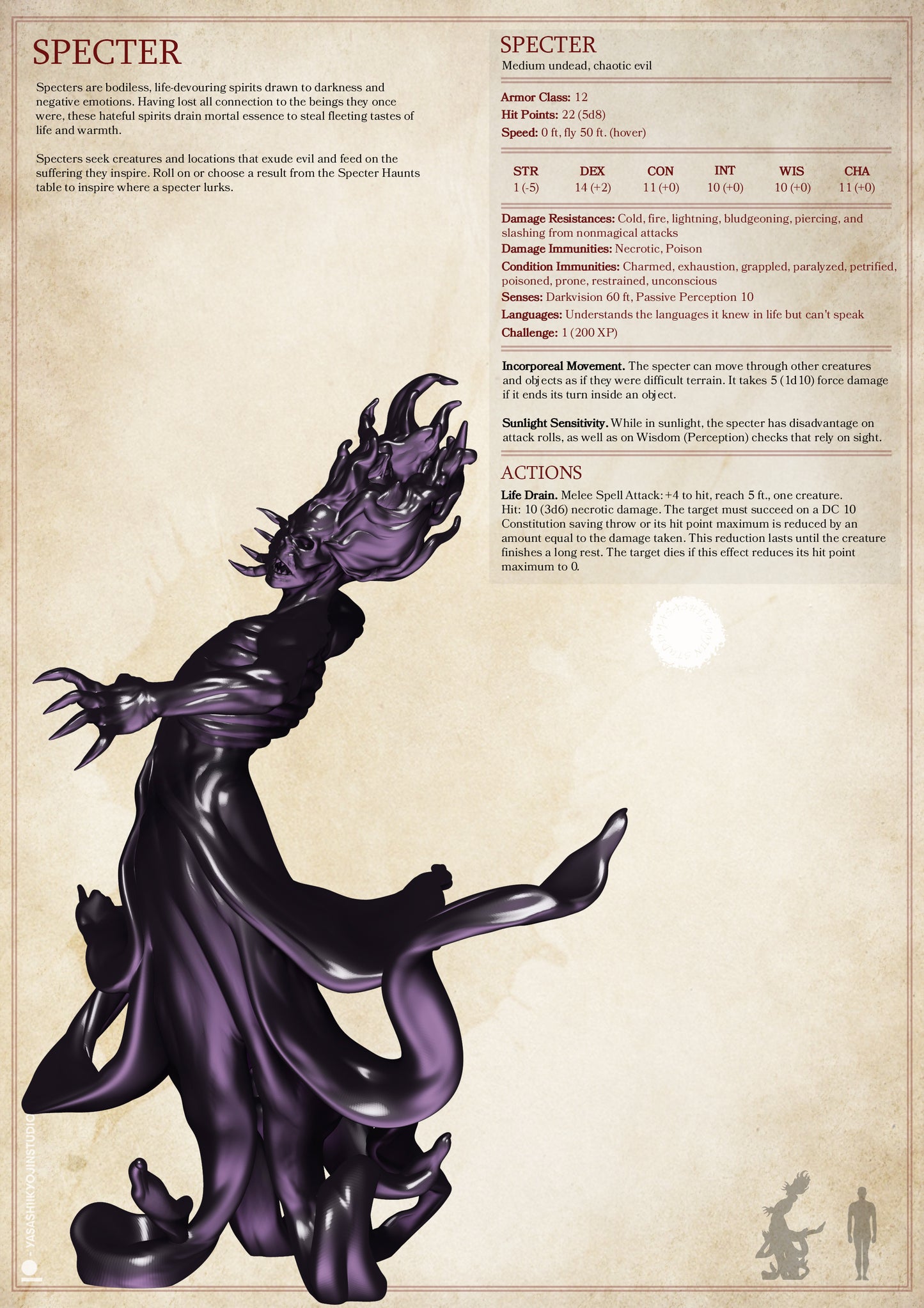 Specter, Ghost | Yasashii Kyojin Studio