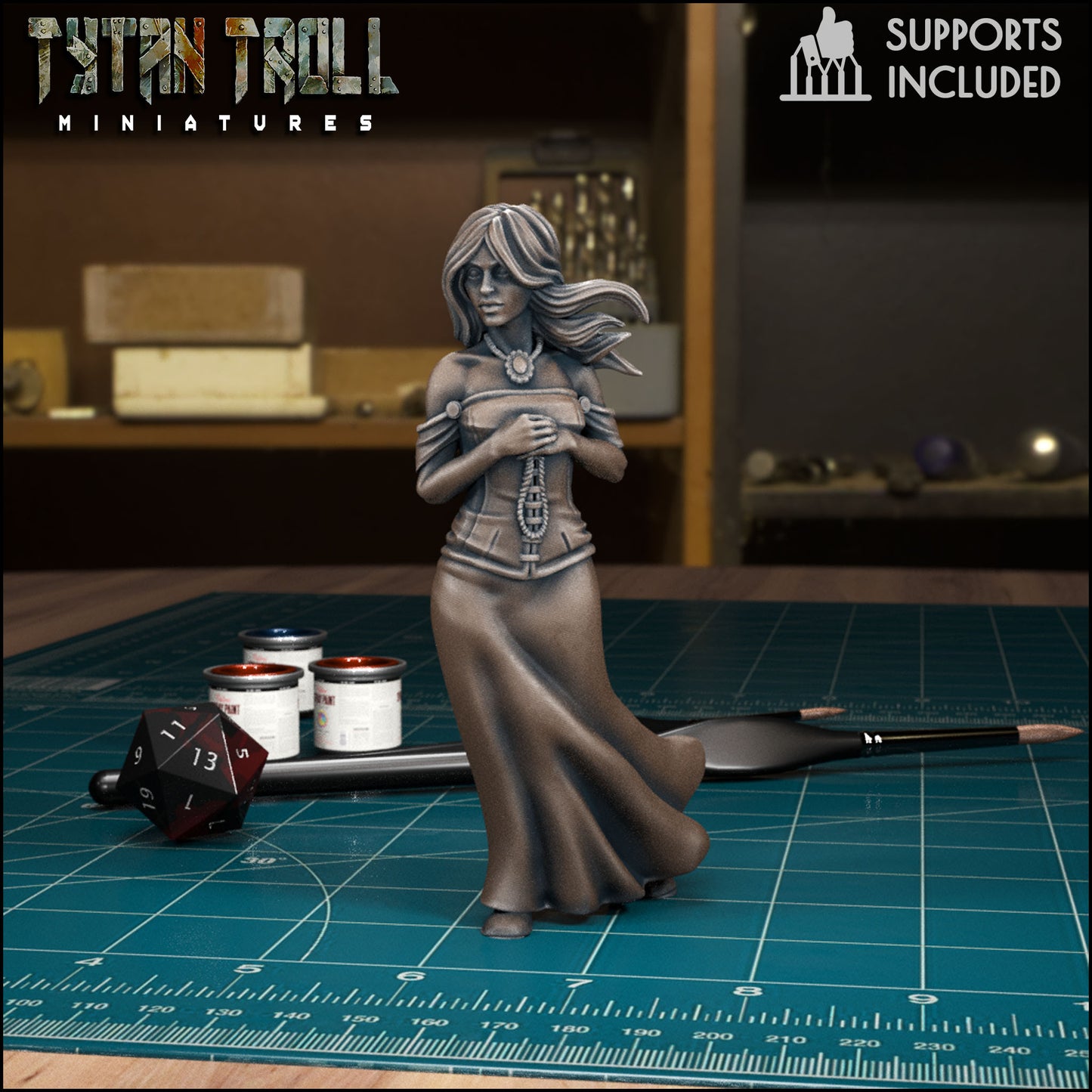 CoS Tatyana | D&D TTRPG Mini | TytanTroll Miniatures