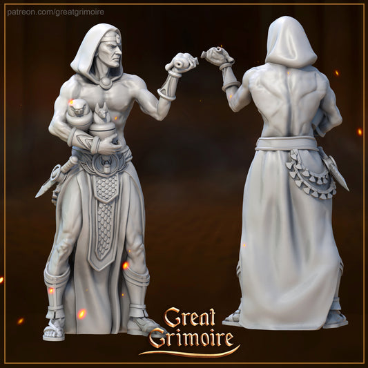 High Priests of Egypt, Mummy, Cult, Sacrifice | Road to the Afterlife | Tabletop Gaming Miniatures Collection | Great Grimoire
