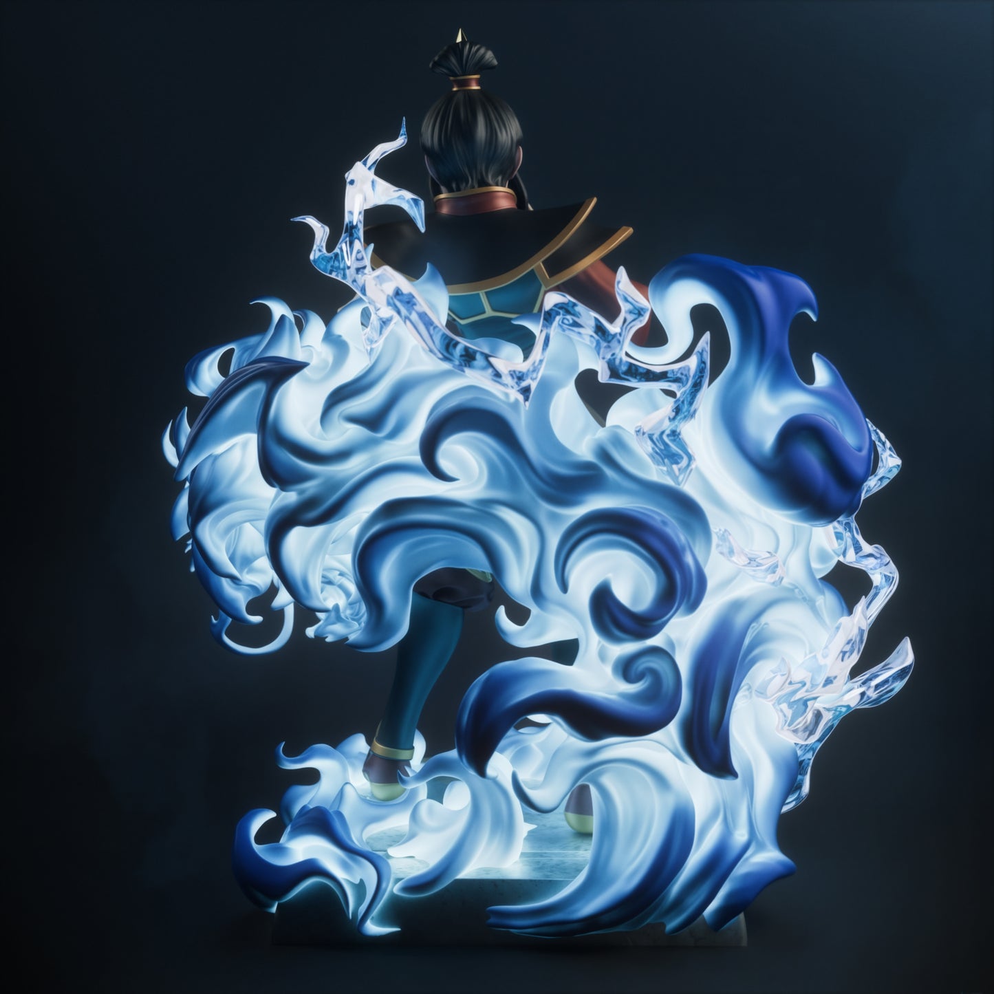 1:12 Blue Fire Ruler | Resin Garage Kit Figure Show Fan Art | CA 3D Studios