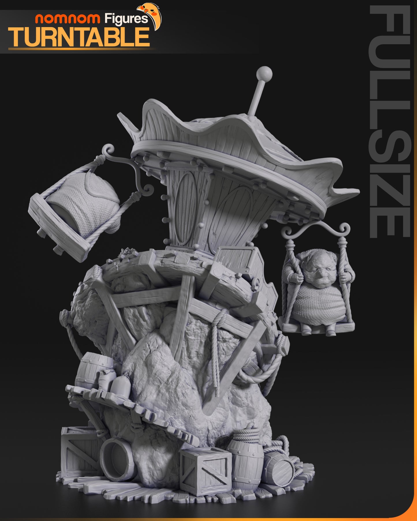 Nightmare Carnival Ride | Resin Garage Kit Figure Fan Art | Nomnom Figures