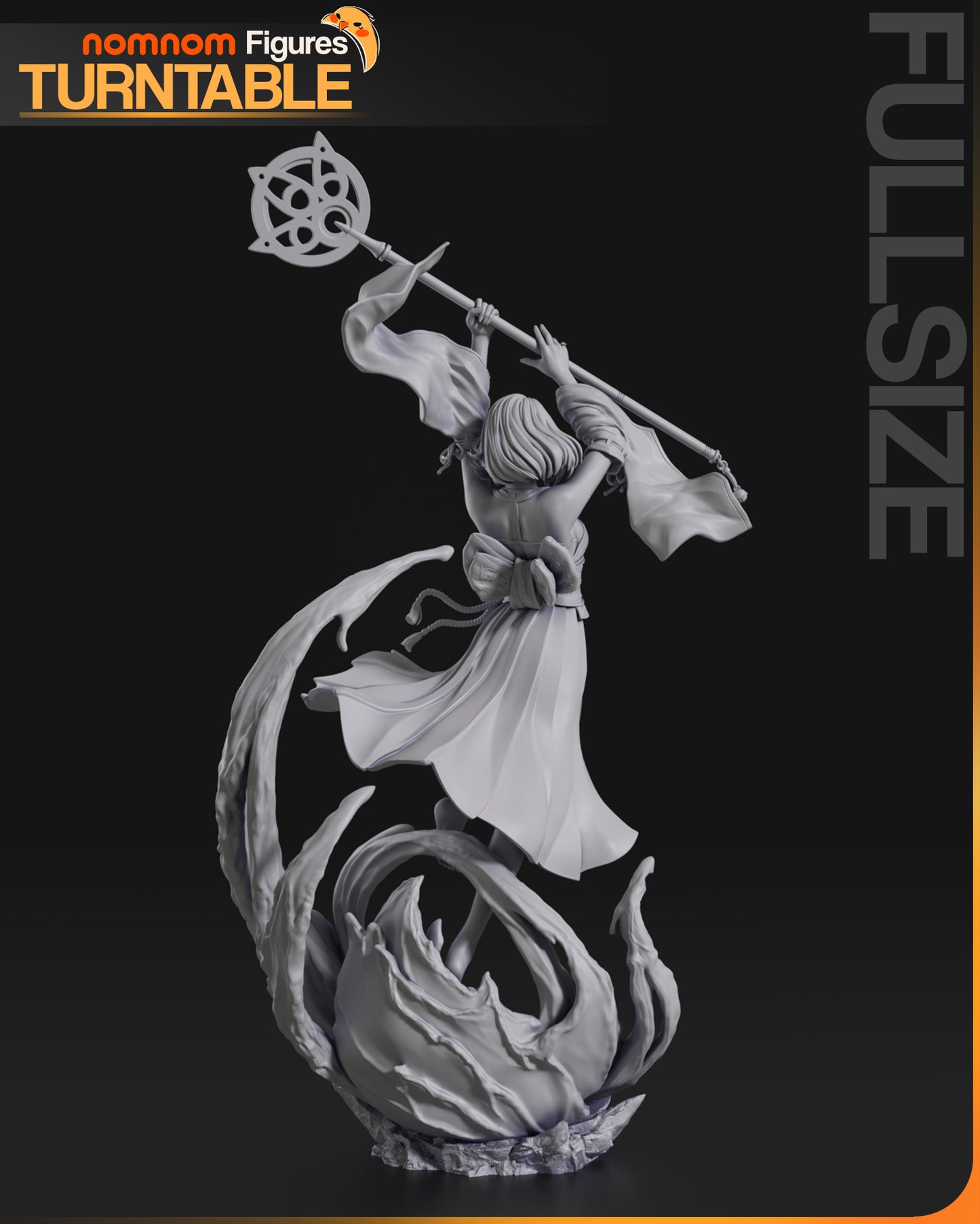 Pretty Summoner | Resin Garage Kit Figure Fan Art | Nomnom Figures