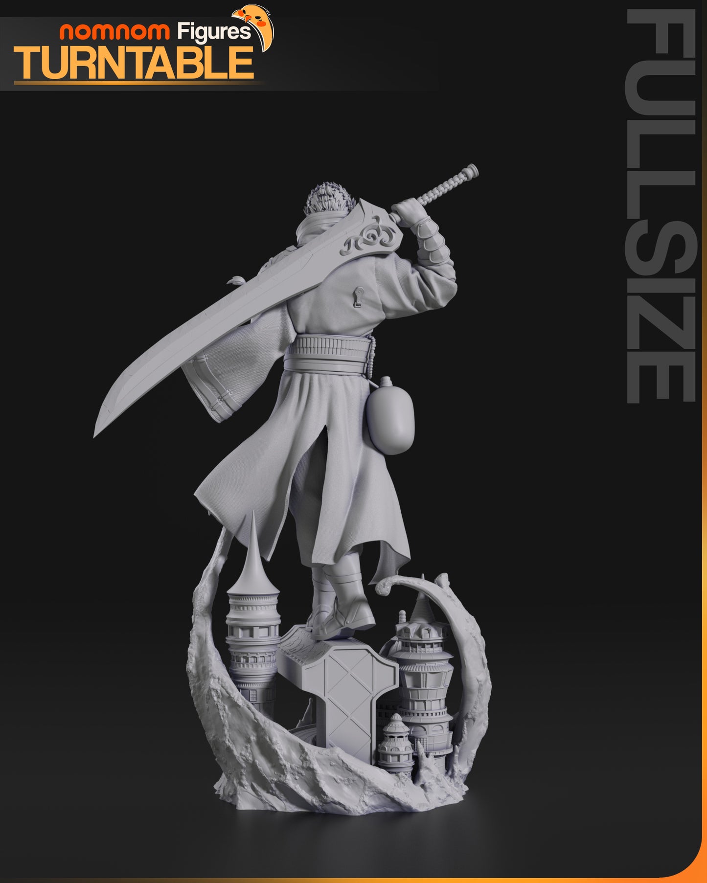 The Last Mentor | Resin Garage Kit Figure Fan Art | Nomnom Figures