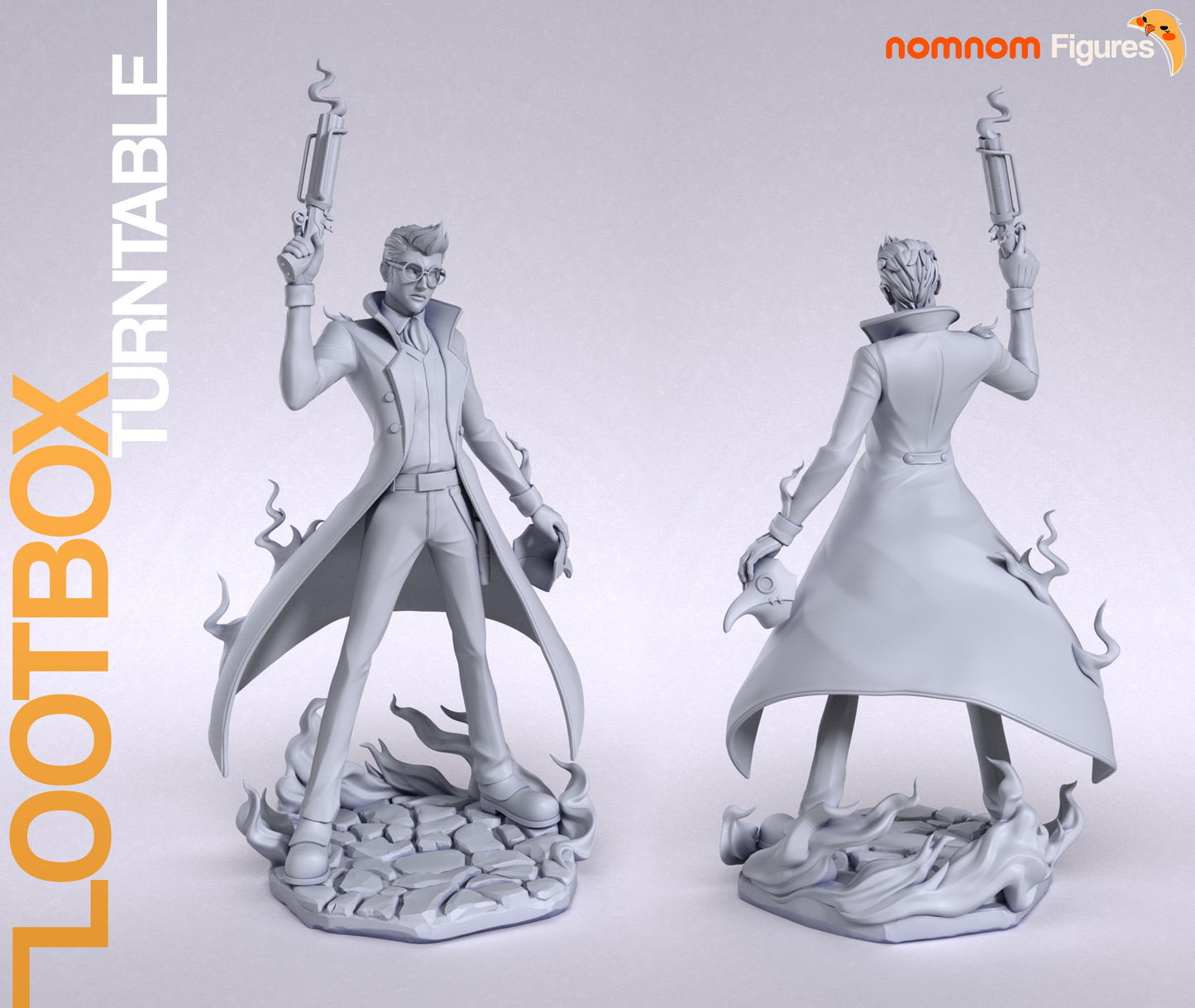 1:10 Gentleman Gunslinger | Resin Garage Kit Figure Fan Art | Nomnom Figures