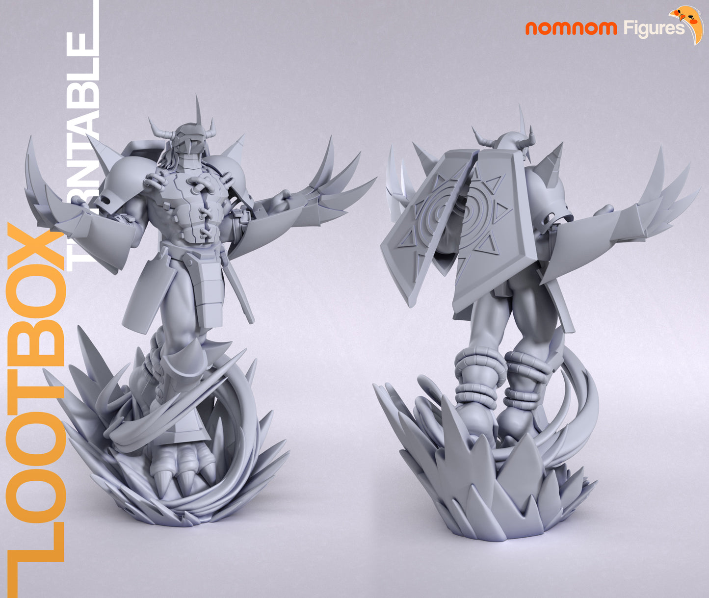 1:10 Blazing Knight | Resin Garage Kit Figure Fan Art | Nomnom Figures