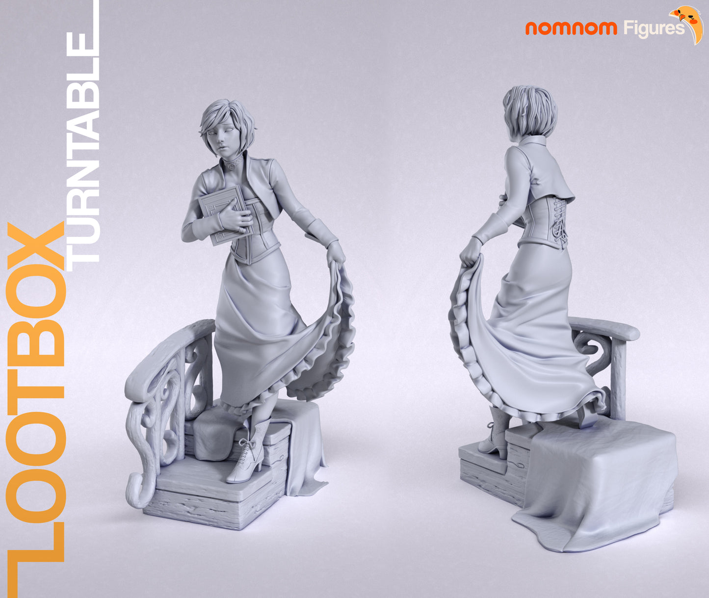 Resourceful Companion | Resin Garage Kit Figure Anime Fan Art | Nomnom Figures