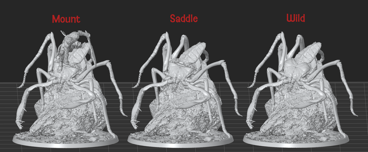 Hollow Blades Crawlers | Deepwood Hollow | D&D TTRPG Miniature | Rescale Miniatures