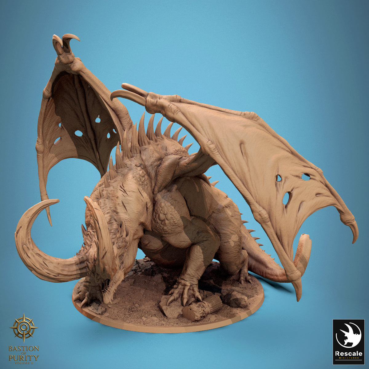 Infernal Dragon Vorrak Thul | D&D TTRPG Mini | Rescale Miniatures