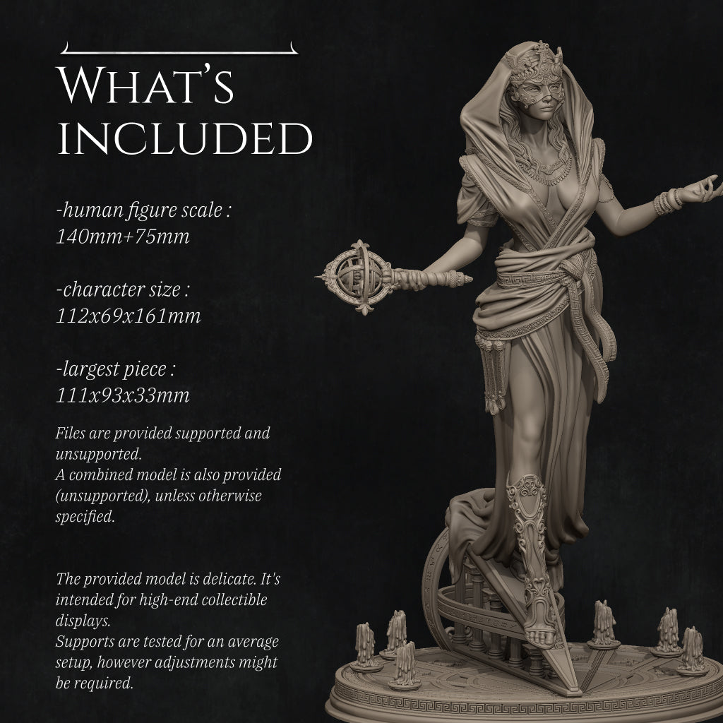 The Moirai, The Fates, Diorama | Garage Resin Kit Statue | D&D TTRPG Fantasy | Nerikson