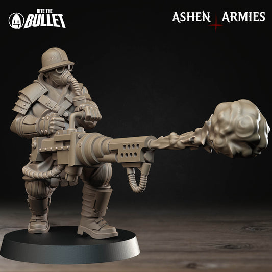 Bullet Crusade, Holy Shogunate, Yeomen | D&D Pathfinder TTRPG Miniature | Bite the Bullet