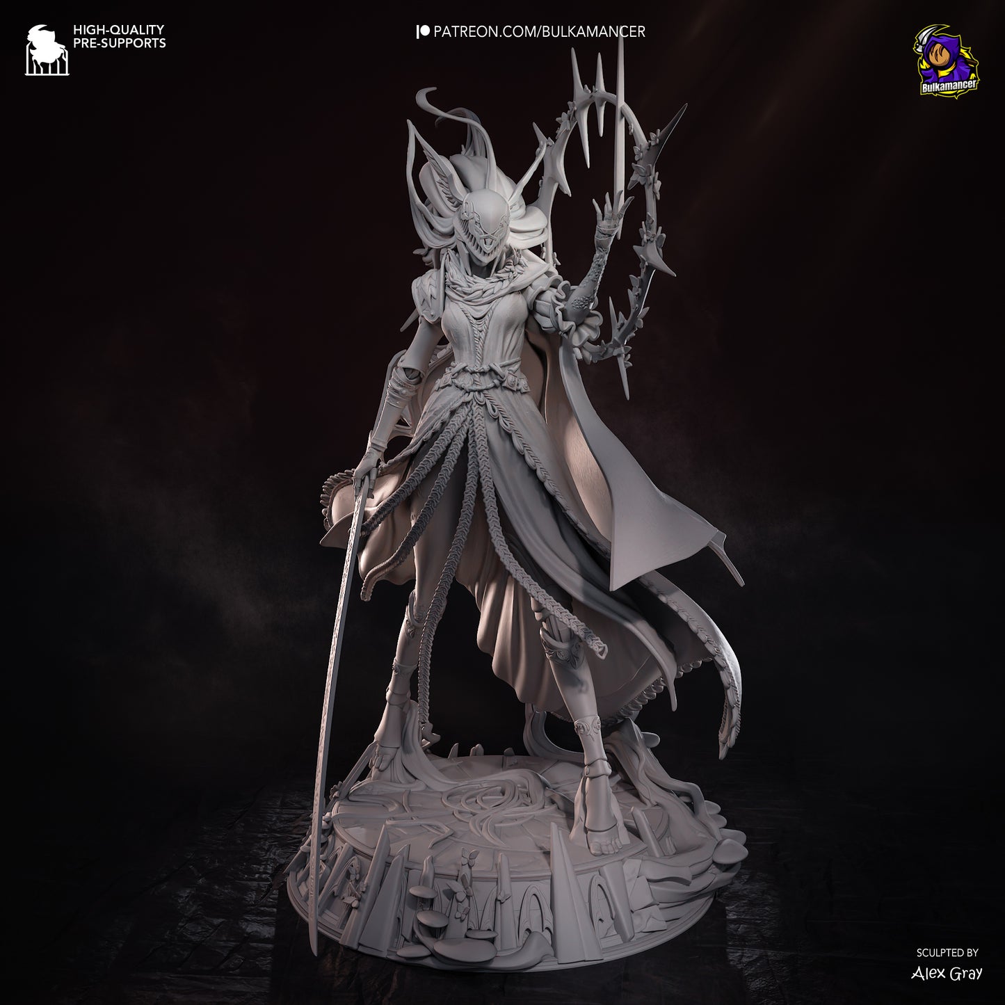 Blade of Rot | Resin Garage Kit Figure Game Fan Art | Bulkamancer Sculpts