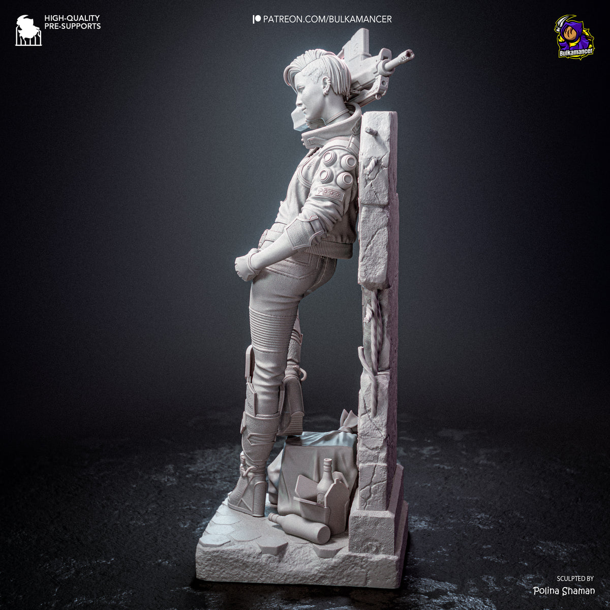 Ingeniero de escuadrón aerotransportado | Figura de kit de resina para garaje | Bulkamancer Sculpts