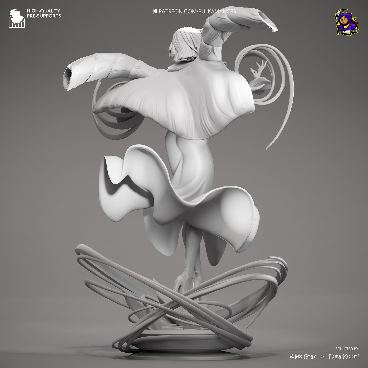 Blizzard | Resin Garage Kit Figure Game Fan Art | Bulkamancer Sculpts