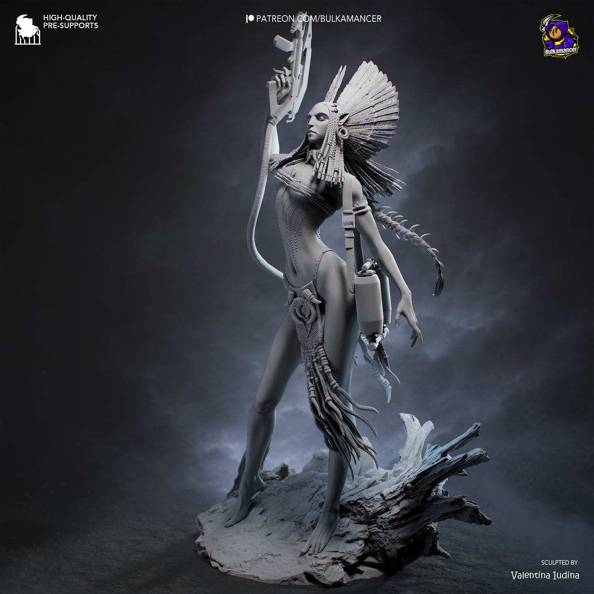 Ingeniero de escuadrón aerotransportado | Figura de kit de resina para garaje | Bulkamancer Sculpts