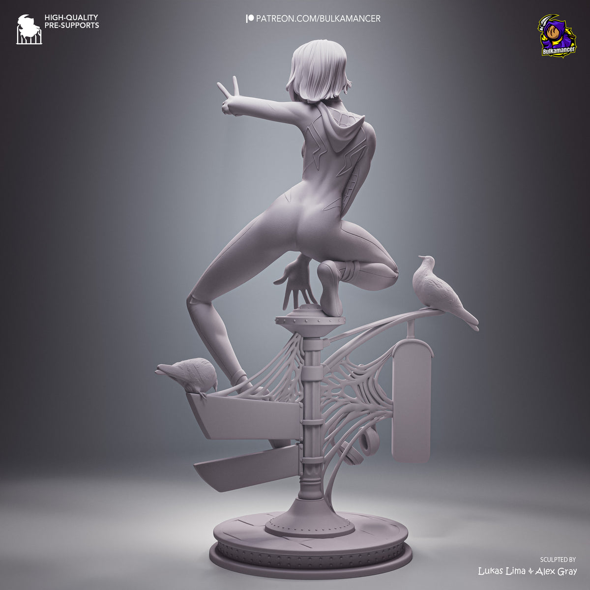 Ingeniero de escuadrón aerotransportado | Figura de kit de resina para garaje | Bulkamancer Sculpts