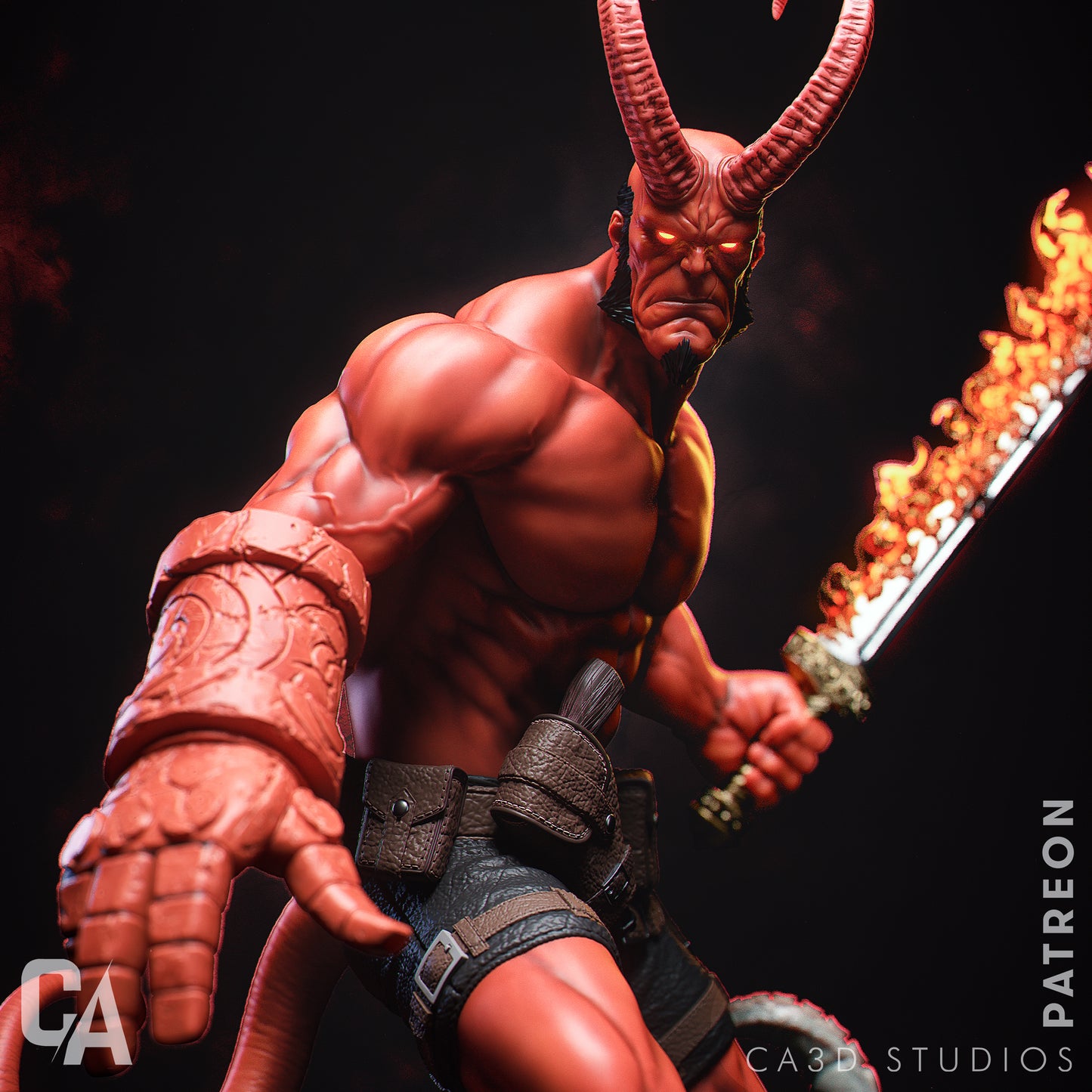 1:12 Child of Hell | 3D Printed Resin Garage Kit Figure | CA 3D Studios