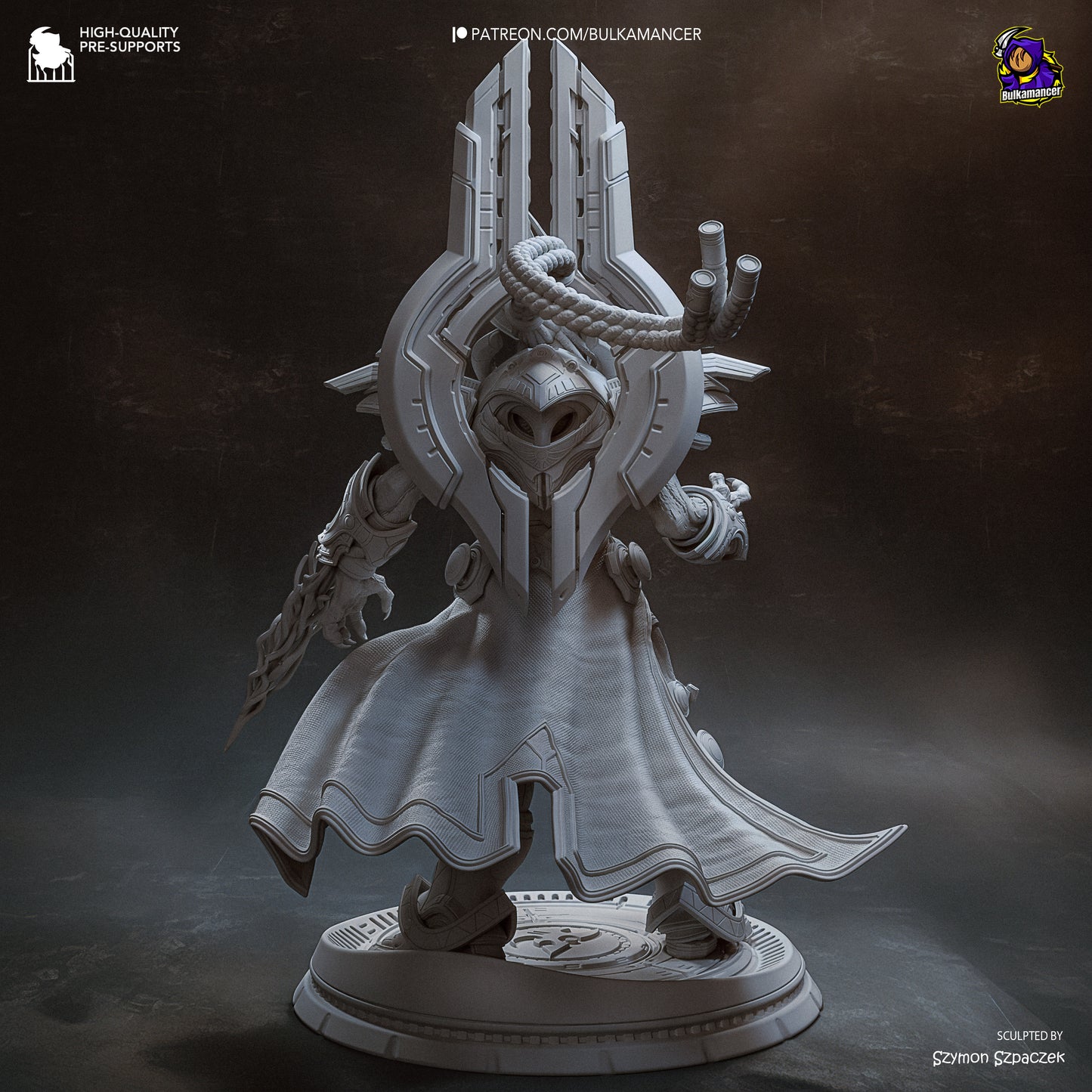 Hierarch of the Firstborn | Resin Garage Kit Figure | Bulkamancer Sculpts