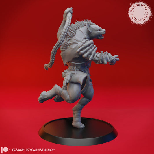 Gnoll | TABLETOP SCALE | TTRPG Monster Miniature | Yasashii Kyojin Studio