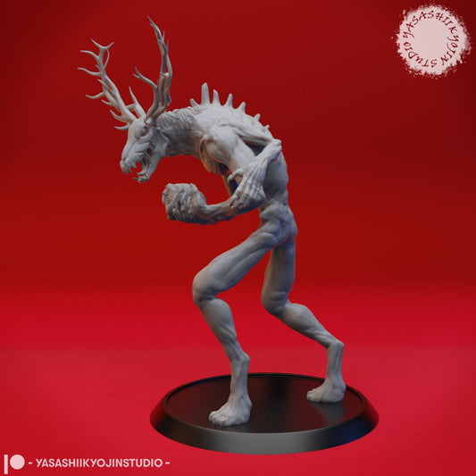 Wendigo | TABLETOP SCALE | D&D TTRPG Monster Miniature | Yasashii Kyojin Studio