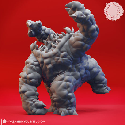 Xorn | TABLETOP SCALE | D&D TTRPG Monster Miniature | Yasashii Kyojin Studio