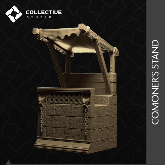 Arena Leaders and Commoners Stand | D&D Scatter Miniature | Collective Studio