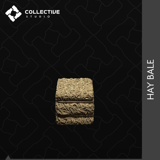 Hay Bale | D&D Scatter Miniature | Collective Studio