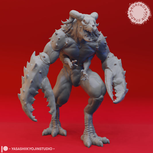 Glabrezu | Tabletop Scale | D&D TTRPG Monster Miniature | Yasashii Kyojin Studio