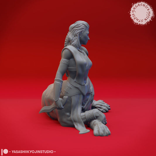 Lamia | TABLETOP SCALE | TTRPG Monster Miniature | Yasashii Kyojin Studio