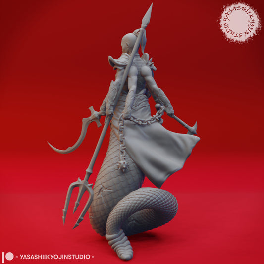 Marilith | TABLETOP SCALE | TTRPG Monster Miniature | Yasashii Kyojin Studio