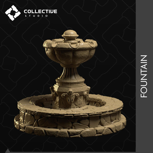 Fountain | D&D Scatter Miniature | Collective Studio