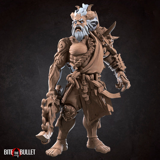 Tempest, Water Genasi | TABLETOP SCALE | D&D TTRPG Miniature | Bite the Bullet | Unpainted, Unplated Resin 8k