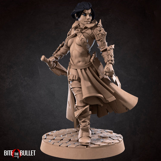 Exotic Lilith | Fighter Cursed Woman Pinup SFW NSFW Model Miniature | Bite the Bullet