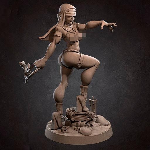Exxotic Magdalena | Exorcist Inquisitor Pinup SFW NSFW Model Miniature | Bite the Bullet
