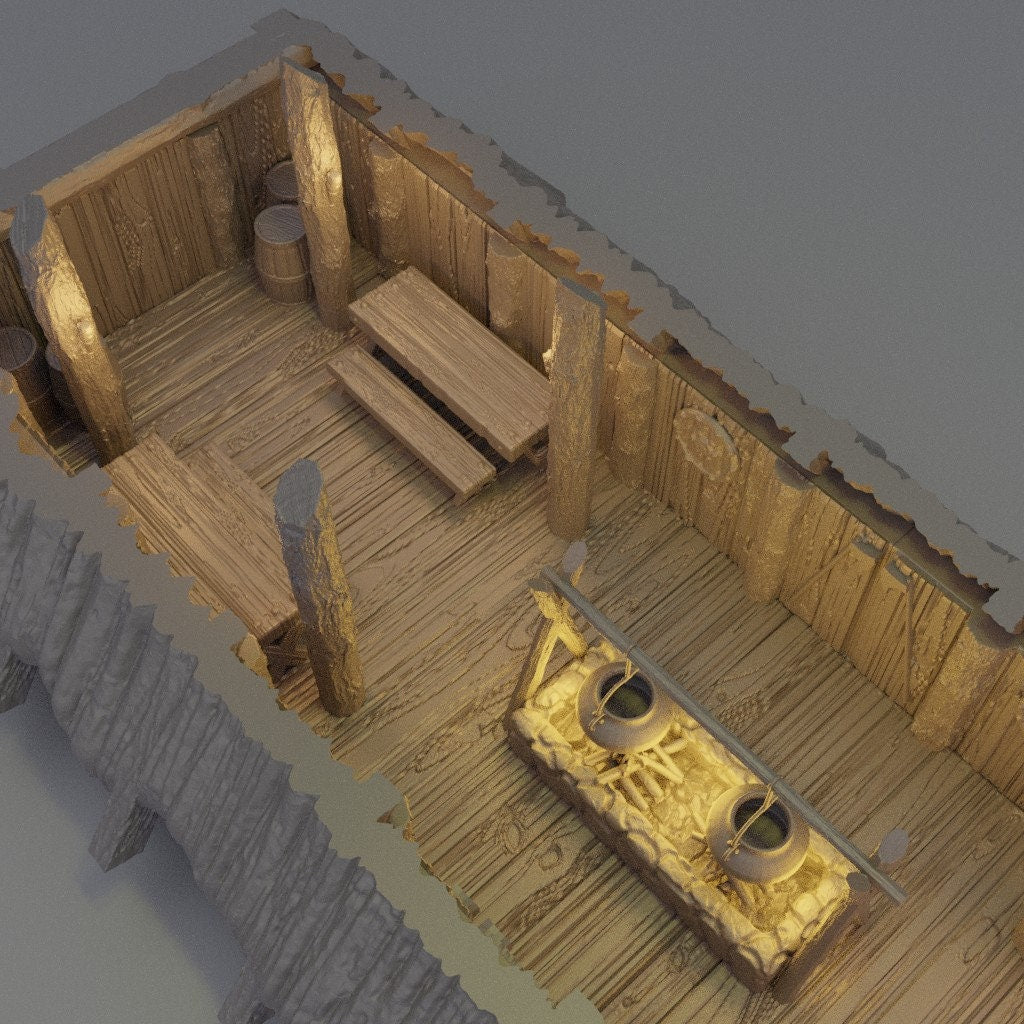 Viking MeadHouse | D&D TTRPG Playable 3D Printed Building Terrain Scenery | MiniatureLand