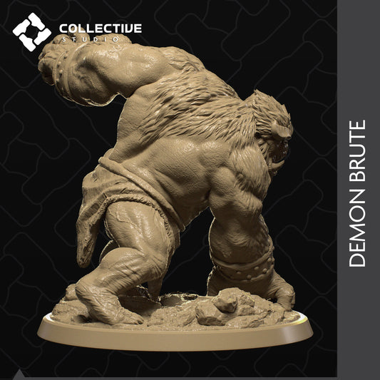 Demon Brute | Tabletop Gaming Mini or Display Figure | Collective Studio