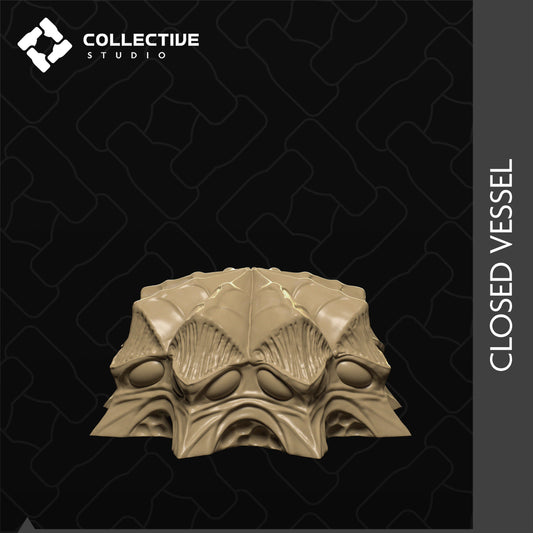 Vessel, Open and Closed | D&D Scatter Miniature | Collective Studio