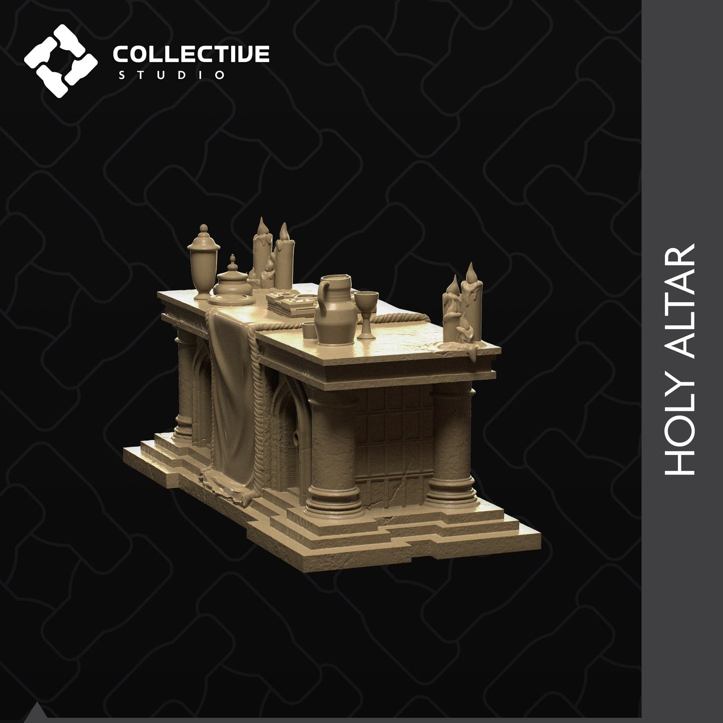 Holy Altar | D&D Scatter Miniature | Collective Studio