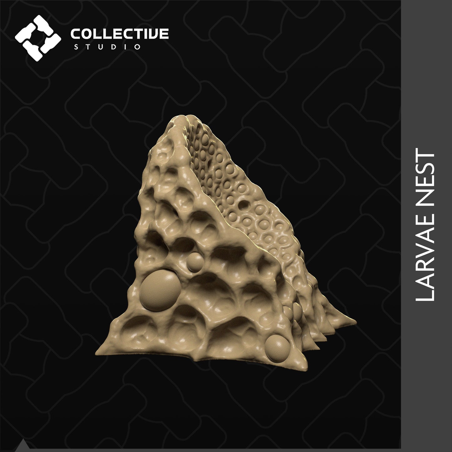 Larvae Nest | D&D Scatter Miniature | Collective Studio