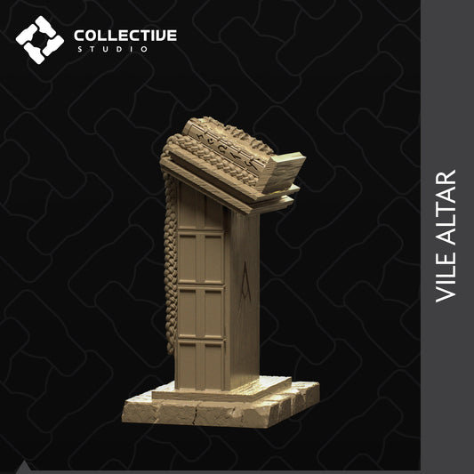 Vile Altar | D&D Scatter Miniature | Collective Studio