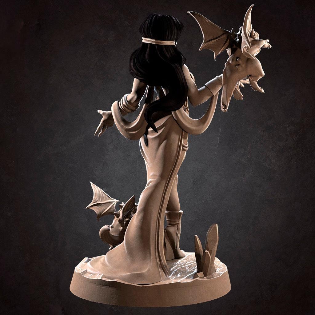 Selena Puppetmaster | TABLETOP SCALE | D&D TTRPG Miniature | Bite the Bullet | Unpainted, Unplated Resin 8k