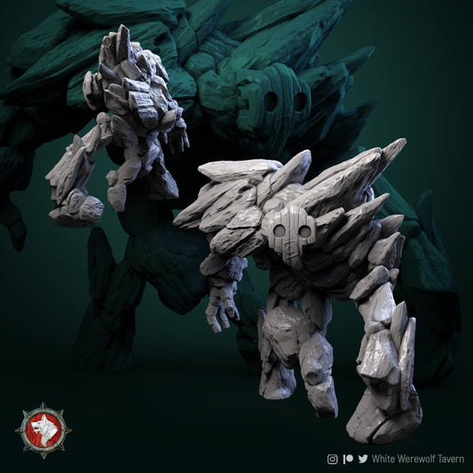 Earth Elemental | TABLETOP SCALE | TTRPG Miniature | White Werewolf Tavern