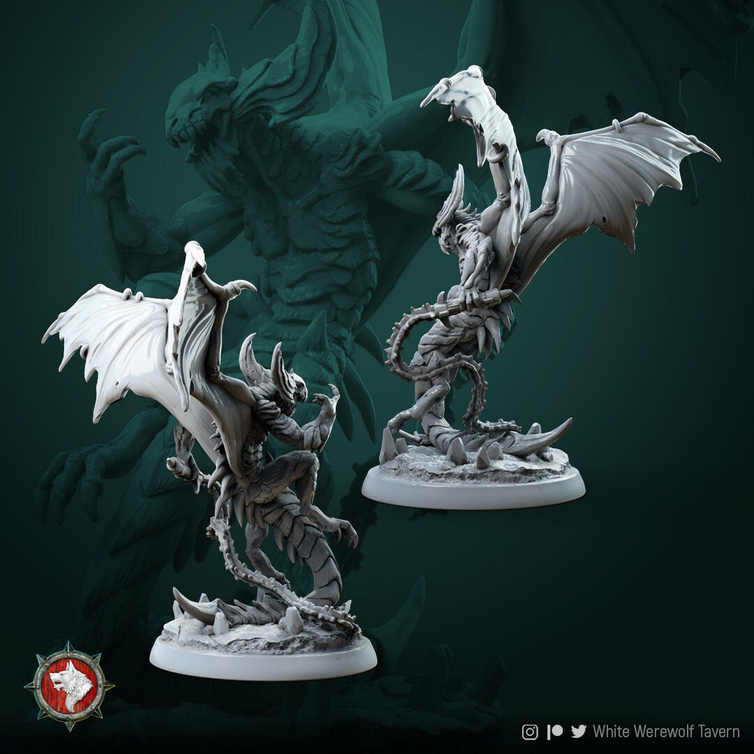 Kerrafius Taskmaster | TABLETOP SCALE | D&D TTRPG Miniature | White Werewolf Tavern