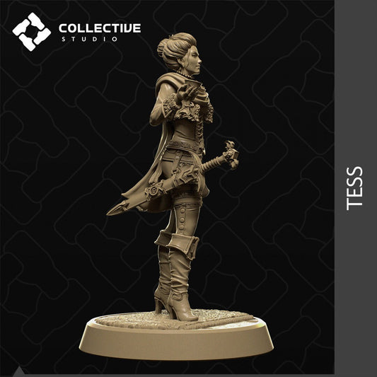 Tess Carneath, Human Noble | Tabletop Gaming Mini or Display Figure | Collective Studio